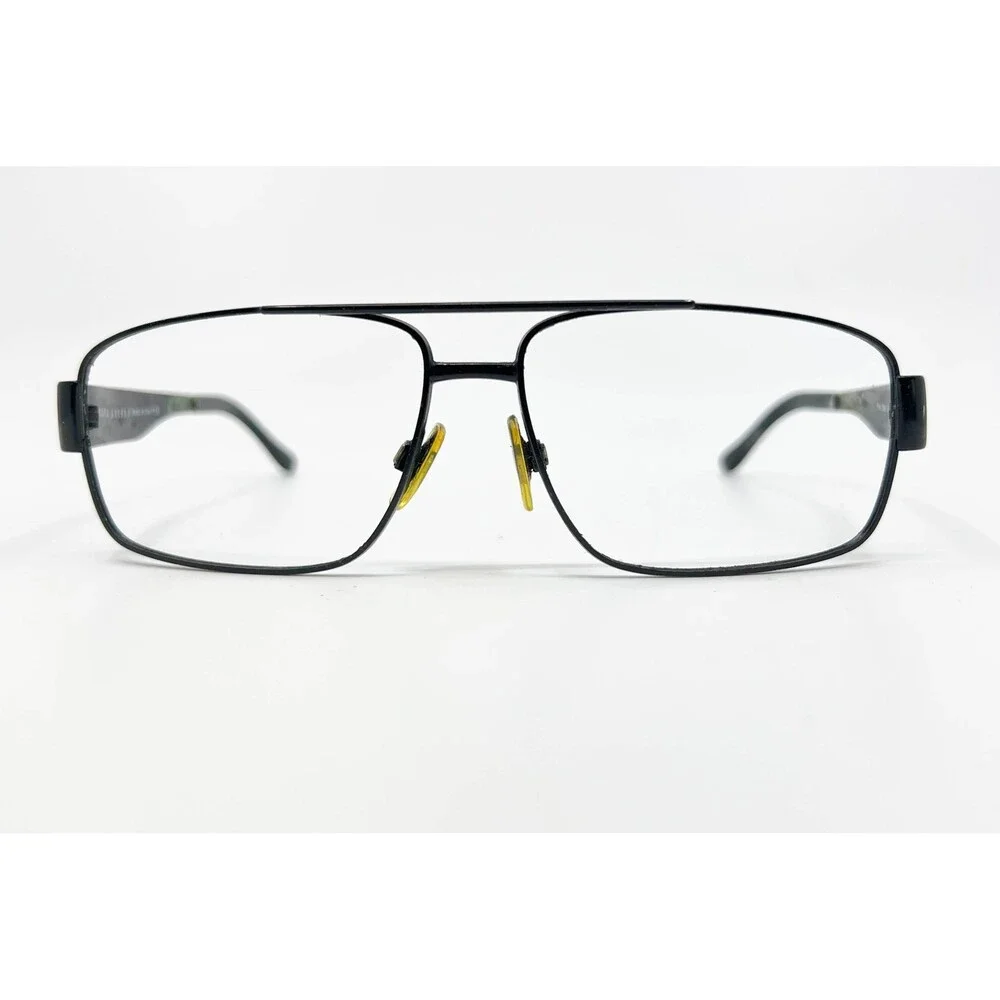 Ralph Lauren Polo 3054 Eyeglasses Mens Black Aviator Pilot 60-14-135